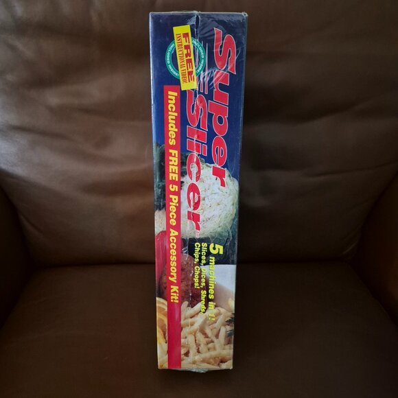 Vintage Super Slicer As Seen On TV - 5 Machines In 1 - NEW SEALED IN BOX! - Picture 3 of 7